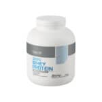 100% Whey Protein French Vanilla 2kg OstroVit, suplemento proteico em pó com concentrado de proteína do soro do leite e sabor french vanilla.