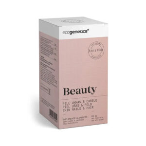 Beauty 60 Cápsulas Ecogenetics, suplemento nutrigenómico para pele, cabelo e unhas.