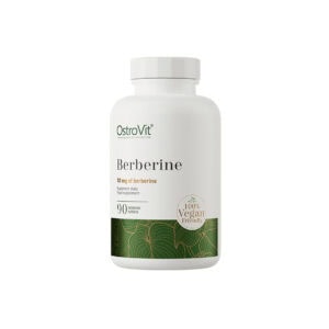 Berberina OstroVit com 90 comprimidos, suplemento alimentar em formato prático para utilização diária.
