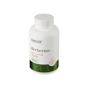Berberina OstroVit com 90 comprimidos, suplemento alimentar em formato prático para utilização diária.