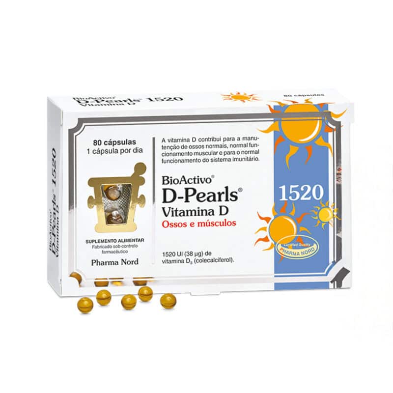 BioActivo Vitamina D 1520UI 80 Cápsulas Pharma Nord