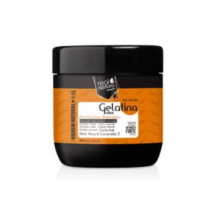 Gelatina Capilar Pro-Cachos Definidos 500ml da Real Natura para definição, controlo e cuidado dos caracóis