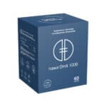 Hawa DHA 1000 60 cápsulas da Hawa Pharma, suplemento alimentar com DHA em embalagem de 60 cápsulas.