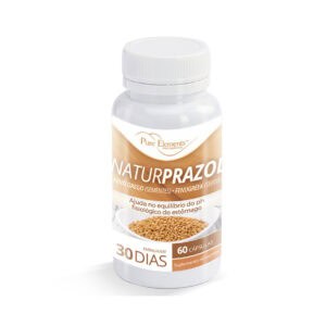 Naturprazol cápsulas CHI suplemento alimentar para conforto digestivo e estômago