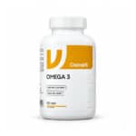 Ómega 3 OstroVit, suplemento alimentar à base de óleo de peixe em embalagem de 90 cápsulas.
