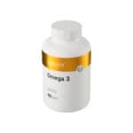 Ómega 3 90 Cápsulas OstroVit, suplemento alimentar à base de óleo de peixe, fonte de ácidos gordos ómega-3 EPA e DHA, em cápsulas softgel.
