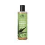 Shampoo Aloe Vera para cabelo normal 250ml da Urtekram em frasco verde.