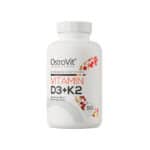 Vitamina D3 + K2 90 Comprimidos OstroVit, suplemento alimentar com vitamina D3 e vitamina K2 MK-7 em comprimidos.