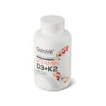 Vitamina D3 + K2 90 Comprimidos OstroVit, suplemento alimentar com vitamina D3 e vitamina K2 MK-7 em comprimidos.