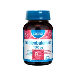 Metilcobalamina 1000mcg 60 cápsulas Naturmil suplemento alimentar de vitamina B12