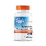 Doctor's Best Glucosamine Chondroitin MSM with OptiMSM com 120 cápsulas vegetais, suplemento alimentar com glucosamina, condroitina e MSM.