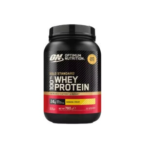 Gold Standard 100% Whey Banana 780gr Optimum Nutrition proteína whey em pó com sabor a banana