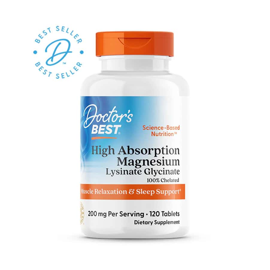 High Absorption Magnesium Glycinate 200mg 120 Comprimidos Doctor s Best High Absorption Magnesium Glycinate 200mg 120 Comprimidos Doctor s Best