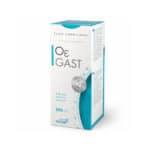 O3 Gast 250ml Activ Ozone, suplemento líquido com óleos vegetais ozonizados, pectina, magnésio, zinco e L-carnosina para apoio digestivo.