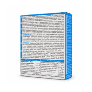 Probidiet Defensas 30 cápsulas da NovaDiet, suplemento alimentar com 8 estirpes probióticas, beta-glucanos e vitamina D.