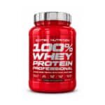 100% Whey Protein Professional sabor chocolate 780gr da Scitec Nutrition, suplemento de proteína de soro de leite em pó.