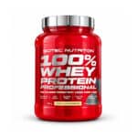 100% Whey Protein Professional sabor baunilha 780gr da Scitec Nutrition, suplemento de proteína de soro de leite em pó.