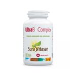 Ultra B Complex 60 Cápsulas Sura Vitasan, suplemento de vitaminas do complexo B com colina e inositol.