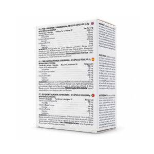 AshwaForm 60 cápsulas da SunTree, suplemento alimentar à base de ashwagandha para complementar a rotina diária.