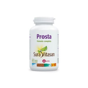 Prosta 60 Cápsulas Sura Vitasan, suplemento alimentar para o bem-estar masculino e cuidado da próstata.