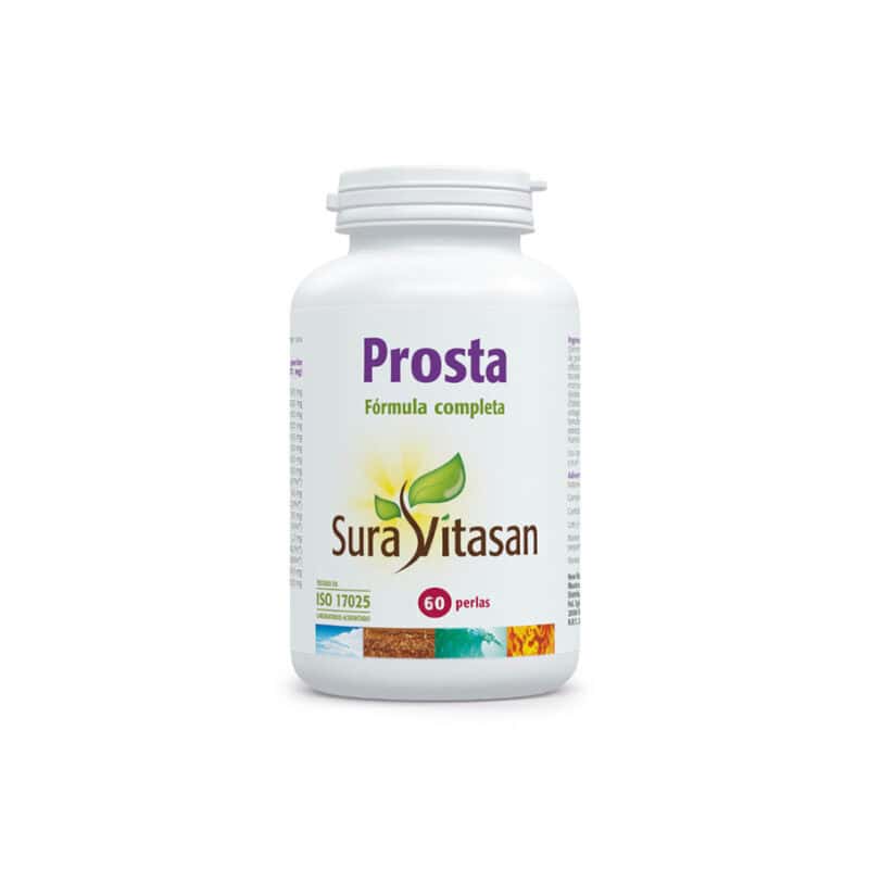 Prosta 60 Cápsulas Sura Vitasan, suplemento alimentar para o bem-estar masculino e cuidado da próstata.