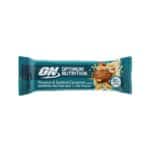 Barra de Proteína Amendoim e Caramelo Salgado 68 g da Optimum Nutrition, snack proteico de textura leve