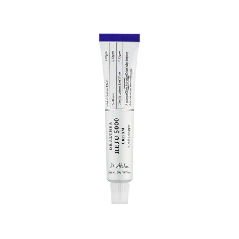 Creme PDRN Reju 5000 20ml Dr. Althea com PDRN vegetal, centella asiática e ácido hialurónico