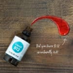 Vitamina B12 Líquida 50ml Viridian, suplemento alimentar vegan com metilcobalamina e adenosilcobalamina.