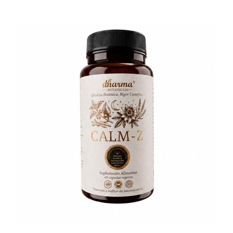 Calm-Z 60 cápsulas Dharma Botanicals suplemento alimentar em cápsulas