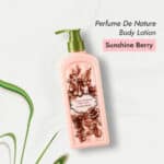 Loção Corporal All Day Lily 345ml Nature Republic com extrato de lírio e fragrância floral.