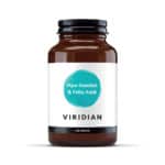 Mio-inositol e Ácido Fólico 120gr Viridian, suplemento alimentar em pó vegan com mio-inositol e ácido fólico.