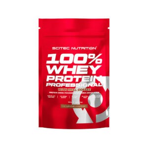 100% Whey Protein Professional Ice Coffee 500gr Scitec Nutrition, proteína de soro de leite em pó com sabor a café gelado.