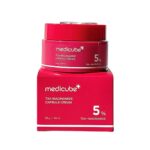 TXA Niacinamide Capsule Cream 55gr Medicube em boião com creme em cápsulas e gel hidratante
