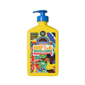 Bossa Gelatina Modeladora 500g Lola Cosmetics com óleo de pequi para cabelos crespos e encaracolados