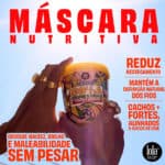 Máscara nutritiva Bossa 450 g da Lola Cosmetics para cabelos cacheados e crespos.