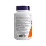 Glucosamina e Condroitina Extra Strength 120 Comprimidos Now Foods em embalagem branca com tampa laranja.