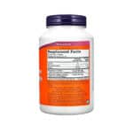 Glucosamina e Condroitina Extra Strength 120 Comprimidos Now Foods em embalagem branca com tampa laranja.