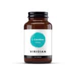 L-Carnitina 500mg 30 Cápsulas Viridian suplemento alimentar em cápsulas com L-carnitina