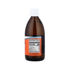 Omega 3 Fish Oil 500ml Now Foods em embalagem de suplemento alimentar líquido à base de óleo de peixe.