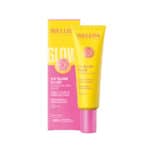 Protetor Solar Mineral FPS 30 UV Glow Fluído 30ml Weleda, fluido facial com filtros minerais, óleo de moringa e pigmentos iluminadores para proteção diária.