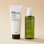 From Green Double Cleansing Set Purito Seoul com óleo de limpeza de 200 ml e espuma de limpeza profunda de 150 ml.