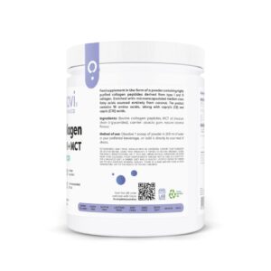 Collagen Tipo 1 e 3 com MCT 400gr Osavi, suplemento alimentar em pó com colagénio e triglicéridos de cadeia média.