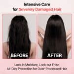 Spray de Cabelo Damage Therapy No-Wash Treatment EX 250ml Growus, tratamento capilar sem enxaguamento para cabelos secos e danificados.
