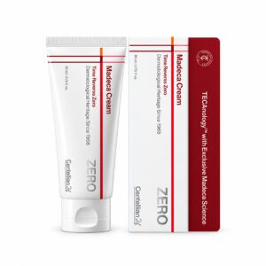 Creme Anti-Idade Madeca Cream Time Reverse Zero Centellian24, creme facial em embalagem de 80 ml.