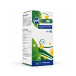 NH CidUri Novo Horizonte em frasco de 200 ml, suplemento alimentar líquido com extratos de plantas e sabor a limão.