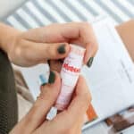 Bálsamo Labial Hidratante de Morango 7gr Musa Natural Cosmetics, cuidado labial nutritivo para hidratar e suavizar os lábios.