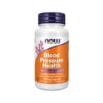 Blood Pressure Health 90 Cápsulas Now Foods, suplemento com extrato de grainha de uva MegaNatural-BP™ e espinheiro-alvar.