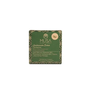 Condicionador Sólido de Cânhamo 40gr Musa Natural Cosmetics, cuidado capilar nutritivo em formato sólido.