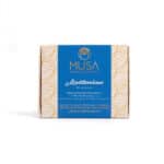 Sabonete Mediterrâneo Musa, sabonete sólido para a limpeza da pele, em formato de 125 g.