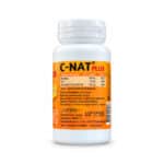 C-Nat Plus Natiris, suplemento alimentar com vitaminas C e D3 e zinco, em embalagem de 60 cápsulas.